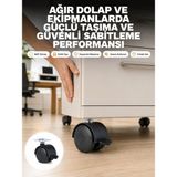 Toptan Bulurum Kilitli Mobilya Tekerleği 6 cm 4’lü Kolay Kurulum