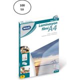 Toptan Bulurum Mas 7706 Renkli A4 Laminasyon Filmi 125 Micron 100 Adet Su Geçirmez Koruma
