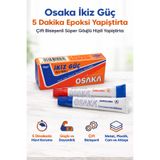 Toptan Bulurum Osaka Ikiz Güç 5 Da Epoksi Yapıştırıcı Çift Bileşenli Güçlü Hızlı Yapıştırıcı 1 Adet