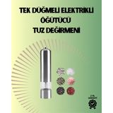 Toptan Bulurum Pilli Baharat Değirmeni Gıda Sınıfı Çelik Sessiz Öğütücü A