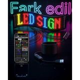 Toptan Bulurum RGB LED Matrix Panel 60 cm 16x96 Piksel Kayan Yazı ve Animasyon Destekli