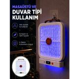 Toptan Bulurum Şarjlı UV Işıklı Sinek Öldürücü Cihaz Beyaz Elektrikli Sivrisinek Yok Edici