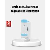 Toptan Bulurum Taşınabilir Eğitim Mikroskobu 80X–200X LED Işıklı ve Darbeye Dayanıklı
