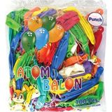Toptan Satış 100 Adet Atom Panço Punch Balon - Ipli Balon-lastikli