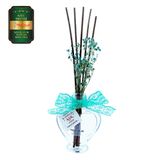 Toptan Vanilya&Tarçın Aromalı Bambu Çubuklu Oda Kokusu Reed Diffuser Ortam Kokusu Parfüm, Kalp Şişe, 60 mL, 5 Adet