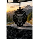 Toptan3D Kral Taçlı Aslan Ayna Süsü, Araba Süsü, Aslan Dikiz Aynası Süsü - Eşe, Dosta, Sevgiliye Araba Hediyesi