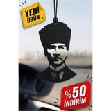 Toptan3D Mustafa Kemal Atatürk Ayna Süsü, Araba Süsü, Atatürk Dikiz Aynası Süsü - Eşe, Dosta, Sevgiliye Araba Hediyesi