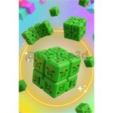 Toptan3D (YENİ) Zombi Stres Küpü - Sonsuz Küp, Katlanabilir Küp, Stres Oyuncağı