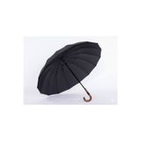 Toptancı Amca 16 Telli Fiberglass İskelet Baston Şemsiye | 120 cm Çap - 98 cm Uzunluk | Rüzgar Dirençli Seri