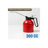 Toptancı Amca 350 cc Araba Makine Atölye Yağdanlığı Spiralli Metal Gövdeli Yağdanlık Uçlu Spreyli Yağ Pompası