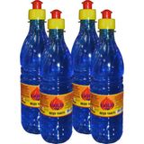 Toptancı Amca Osmanlı Ocağı Yakıt Jeli Reşo Yakıt Jel Ateş Yakıcı Kokusuz Jel 500 ml 4'lü(TOPLAM 2 LT)
