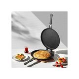 Toptancı Amca Taşhan Granit Döküm Tava Çift Taraflı Balık Tavası Döküm 28 cm