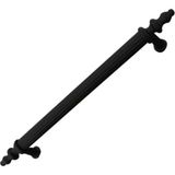 Toptancı Market Kumru Boy Kulp Mat Siyah 160 mm Dolap Vestiyer 5'li