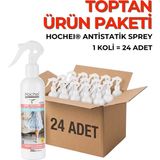 Toptancı Paketi Hochei Antistatik Sprey - Tekstil Ürünleri Için 250 ml x 24 Adet - 6000 ml