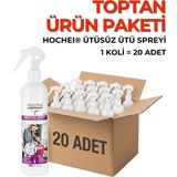 Toptancı Paketi Hochei Ütüsüz Ütü Spreyi 400 ml x 20 Adet - 8 lt