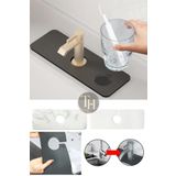 Toptanhane Su Emici Sihirli Lavabo Kenar Matı 38x13cm Mutfak Banyo Musluk Kenarı Matı