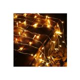 Toptanhane Yılbaşı Işığı 10 Metre Pilli Şeffaf Kablolu 80 Ledli Dekoratif Yeni Yıl Süsleme New Year