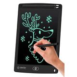 Toptanpro Writing Tablet LCD 8.5'' Yazı Tahtası Dijital Kalemli Siyah Çocuk Çizim ve Yazı Tableti