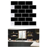 toptansaburada 11Adet (1 m2) 3D Kendinden Yapışkanlı 30cm×30cm Kaplama Duvar Sticker Mutfak Banyo