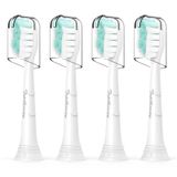 Toptheway Philips Sonicare için Diş Fırçası Yedek Başlıkları: 4'lü Paket Sonic Yedek Phillips Elektrikli Fırça ProtectiveClean C2 G2 C1 4100 5100 W Plak Kontrolü Geçmeli
