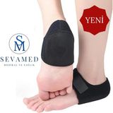 Topuk Ağrıları Çatlağı Tabanlığı Kumaş Topukluk Topuk Ağrısı Topuk Dikeni ve Yorgun Ayak Kumaş Topuk Çorabı Sevamed Medikal - 40-46