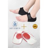 Topuk Dikeni Için Rahatlatıcı Destekleyici Tabanlık Topuk Pedi Silikon Tabanlık ve Topuk Kumaşı Topuk Ağrıları Için Kırmed - 36 - 40