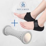 Topuk Dikeni Tabanlığı Kumaş Çorabı Destekleyici Tabanlık Taban Ağrıları Için ve Ayak Vücut Masaj Silindiri Ayak Ağrıları Ayakkabı Tabanlık Kırmed - 40 - 45