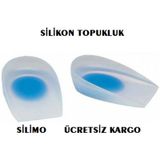 Topuk Dikeni Tabanlık Ortapedik Silikon Topukluk Gizli Jel Yastık