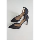 Topukla 036 4199 Platin Taşlı 10 cm Kadın Abiye Ayakkabı