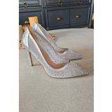 Topukla Footwear Kadın Abiye 10cm Taşlı Ayakkabı 036 4168