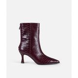 Topuklu deri bot IW6240034020035 - Bordo