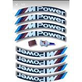 Topuz Motor Lastik Yanak M Power Yazısı Yapıştırma Takım