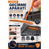 Tor Store Lastik İp Kordon Geçirme Aparatı Eşofman Pantolon Pijama Etek Şort İçin Bel Paça Lastiği Takma Aparatı