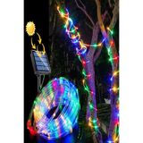 Tor Store RGB Solar Güneş Enerjili Led Işık Hortum Ağaç Duvar Bahçe Balkon Çardak Dekoratif Aydınlatma (10 Mt)