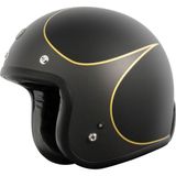 Torc T-50 Del Mar Hardy Açık Motosiklet Kaskı Mat Siyah Gri - XL - Mat Siyah - Gri