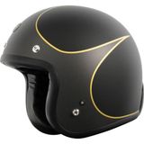 Torc T-50 Del Mar Hardy Açık Motosiklet Kaskı Mat Siyah Gri