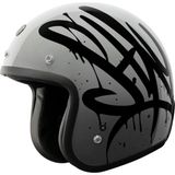 Torc T-50 Del Mar Wild One Açık Motosiklet Kaskı Gri Siyah - Gri - Siyah - XL