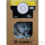 Torex DIN-125 M12 12 mm 55 Adet Düz Pul