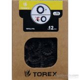 Torex DIN-6798 M12 12 mm 75 Adet Tırtıllı Pul