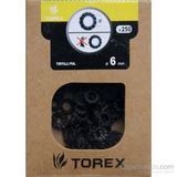 Torex DIN-6798 M6 6 mm 250 Adet Tırtıllı Pul