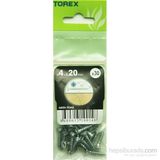 Torex DIN 7505 4x20 mm 30lu Sunta Vidası