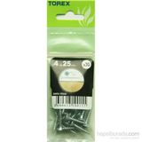 Torex DIN 7505 4x25 mm 30lu Sunta Vidası