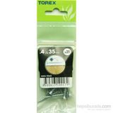 Torex DIN 7505 4x35 mm 20li Sunta Vidası