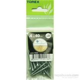 Torex DIN 7505 4x40 mm 20li Sunta Vidası
