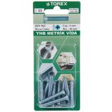 Torex DIN 965 YHB 6x40 mm Küt Uçlu Metrik Vida