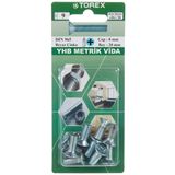 Torex DIN 965 YHB 8x20 mm Küt Uçlu Metrik Vida