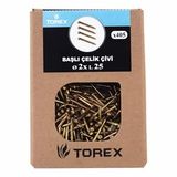 Torex Sarı Fosfat 2x25 mm Çelik Çivi