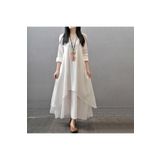 Toridas Günlük Yazlık Salaş Kadın İki Katlı Elbise