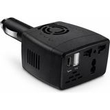 Torima 12V Araç Invertörü 220V Priz Çevirici + USB + Type-C 150W - Siyah