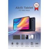 Torima Android Tablet Kalem Klavye Mouse Full Set SIM Kartlı BTK Kayıtlı 10.1 İnç T17 Pro Max Koyu Mavi